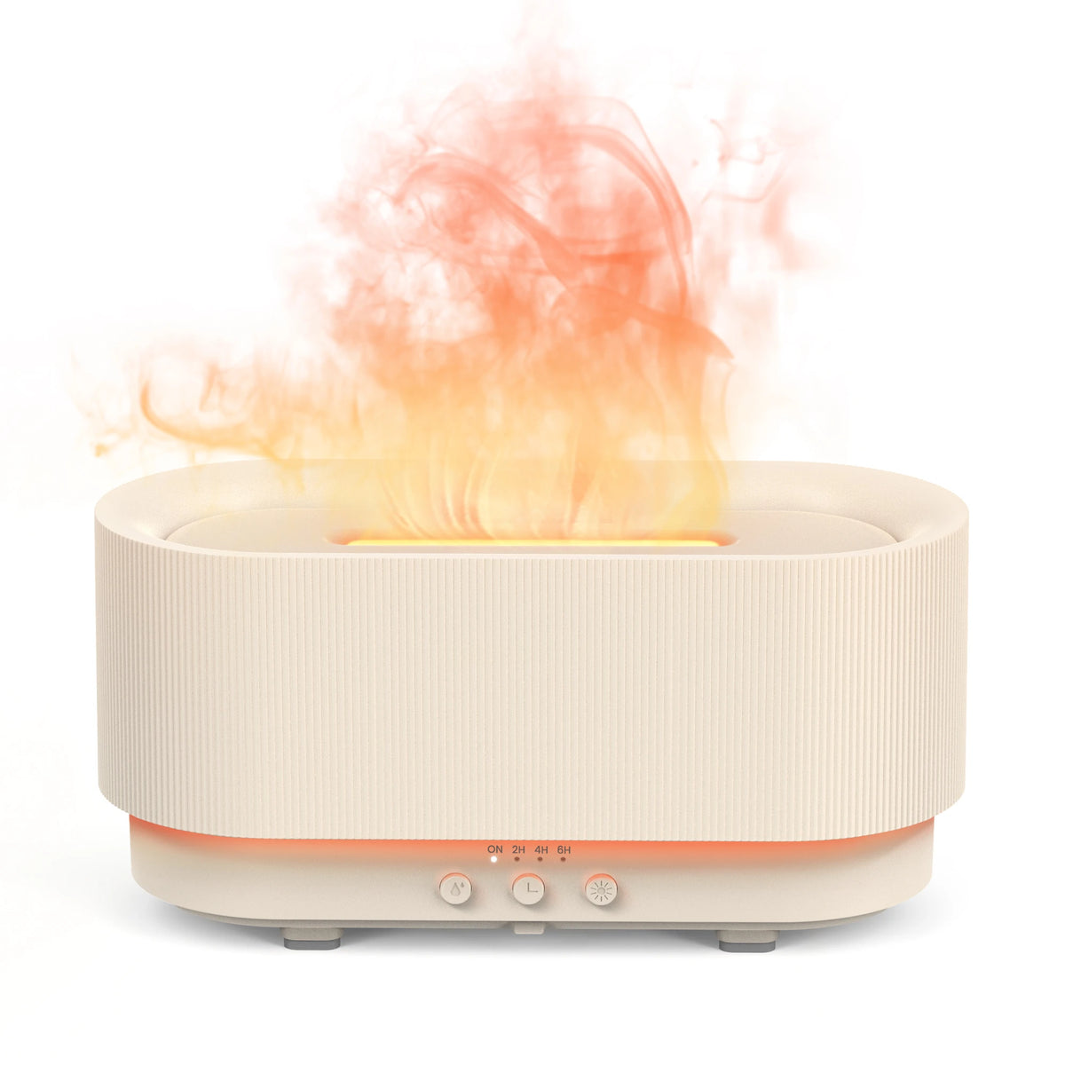 Volcanic Humidifier and Aroma Diffuser with Multicolor LED Flame Effect
